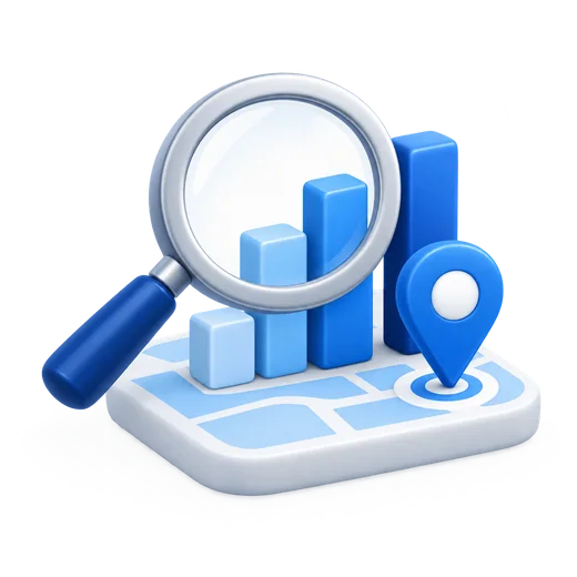 Ilustración de posicionamiento SEO local